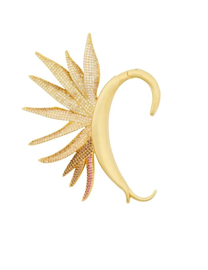 Women Zimmermann Earrings Natura Ear Cuff Gold
