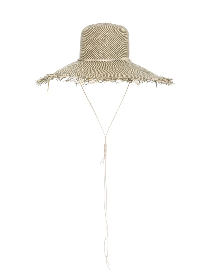 Women Zimmermann Hats Herringbone Wide Brim Hat Olive