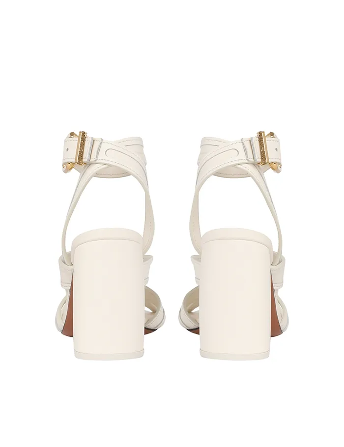 Women Zimmermann Heeled Sandals Prisma Sandal 85 Macadamia