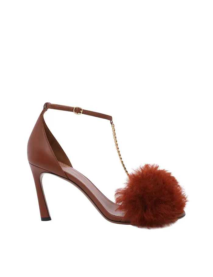 Women Zimmermann Heels Bell Sandal 85 Rust