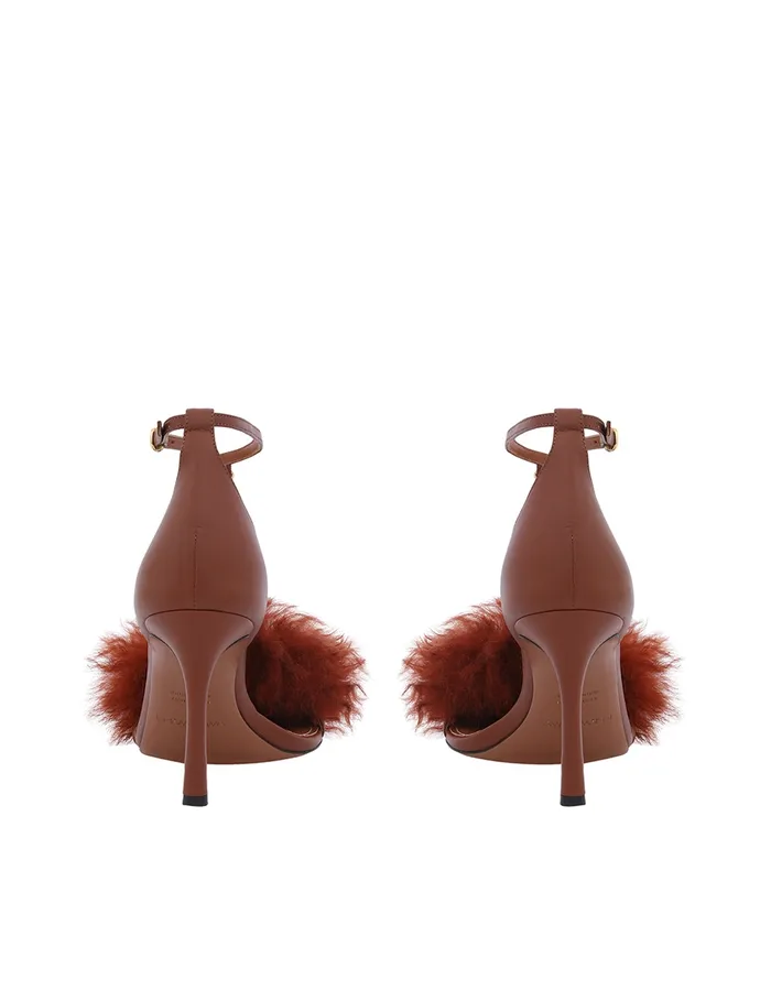 Women Zimmermann Heels Bell Sandal 85 Rust