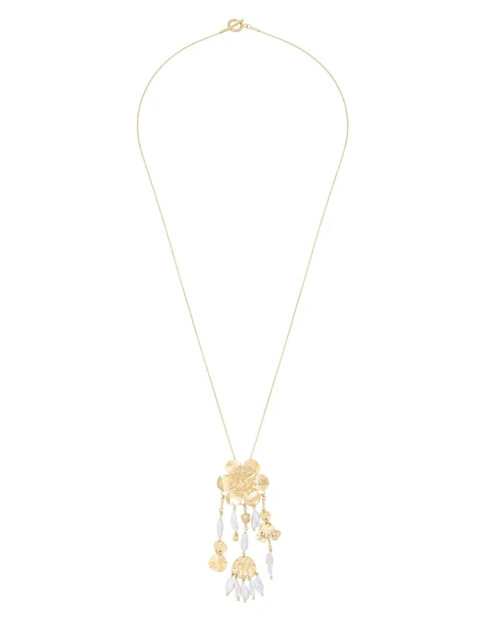 Women Zimmermann Jewellery Bellis Pendant Goldpearl