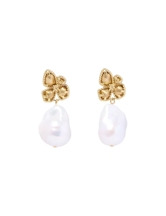 Women Zimmermann Jewellery Bloom Earrings Goldpearl