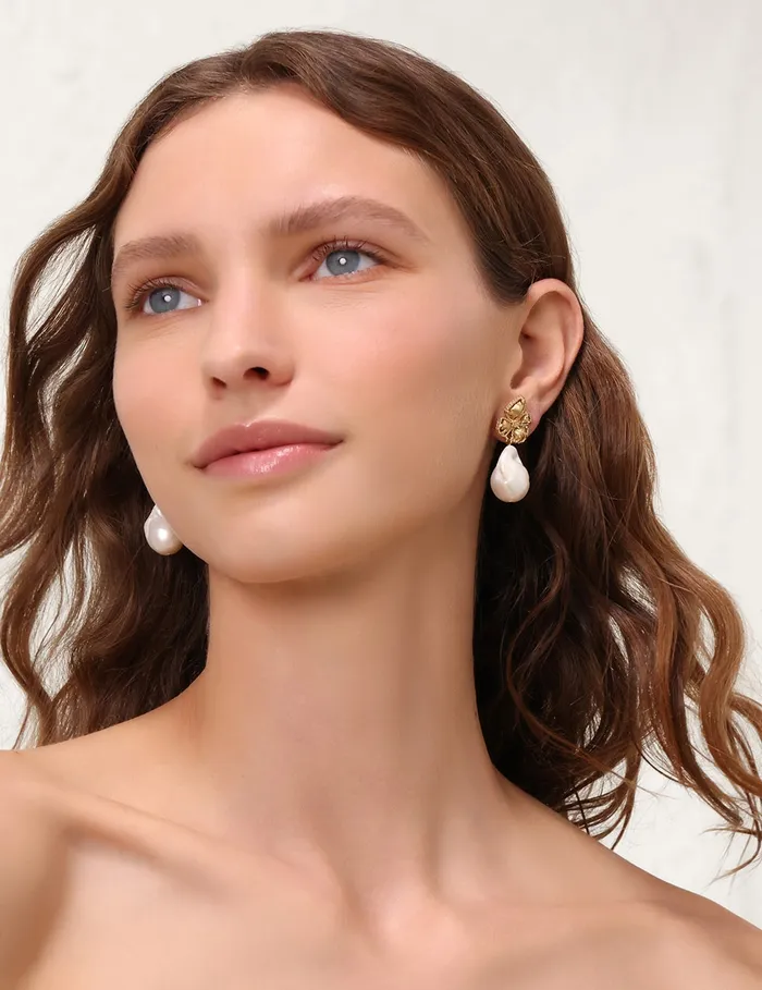Women Zimmermann Jewellery Bloom Earrings Goldpearl