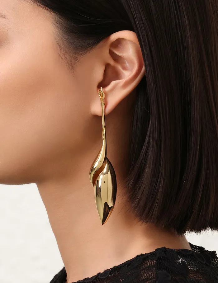 Women Zimmermann Jewellery Flow Drop Earrings Gold