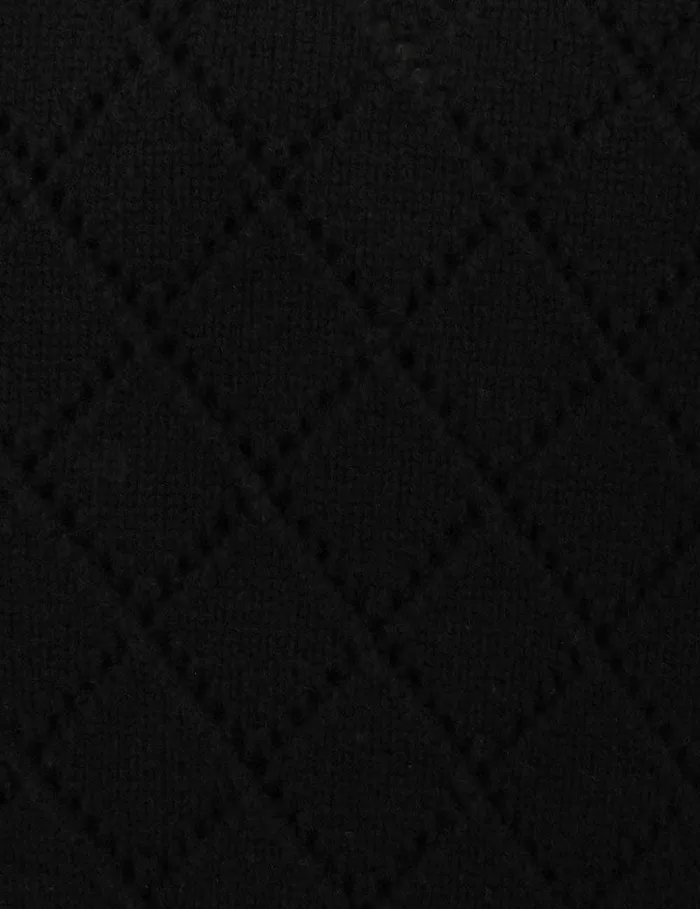 Women Zimmermann Knitwear Illustration Pointelle Mini Black