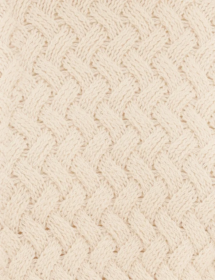 Women Zimmermann Knitwear Illustration Textured Sweater Cream