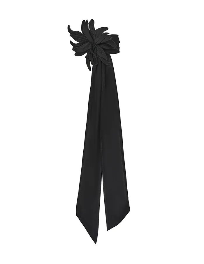 Women Zimmermann Scarves Flower Scarf Black