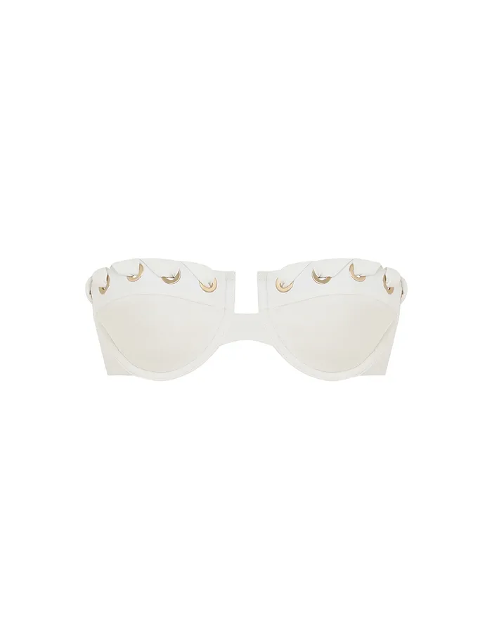 Women Zimmermann Separates Halliday Eyelet Balconette Bra Ivory