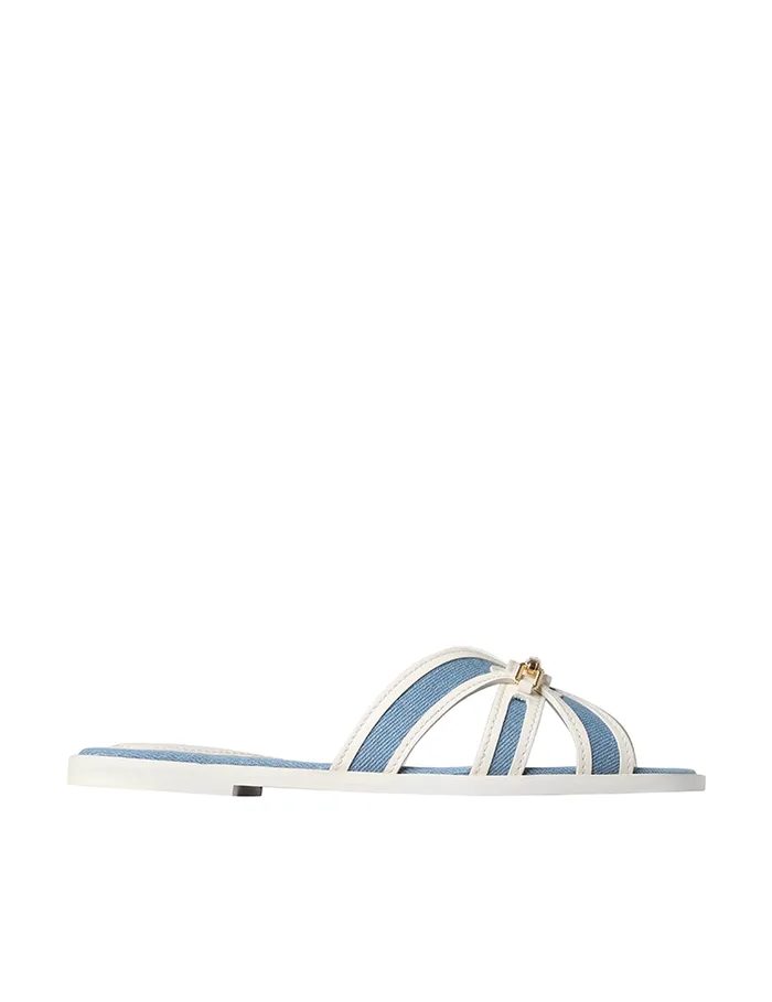 Women Zimmermann Shoes Prisma Slide Denim