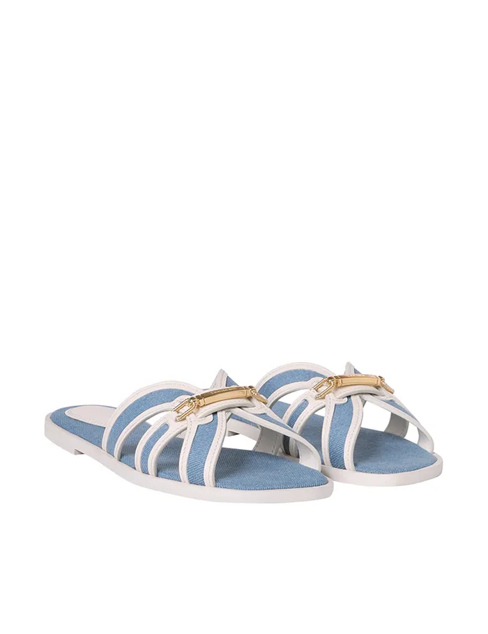 Women Zimmermann Shoes Prisma Slide Denim