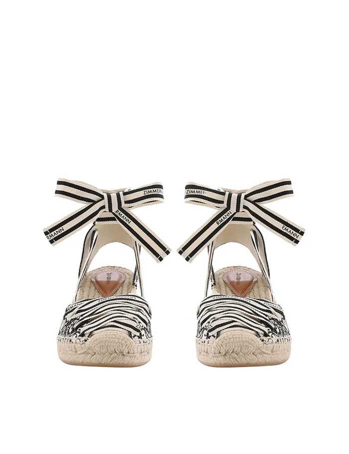Women Zimmermann Shoes Sol Espadrille 95 Onyx