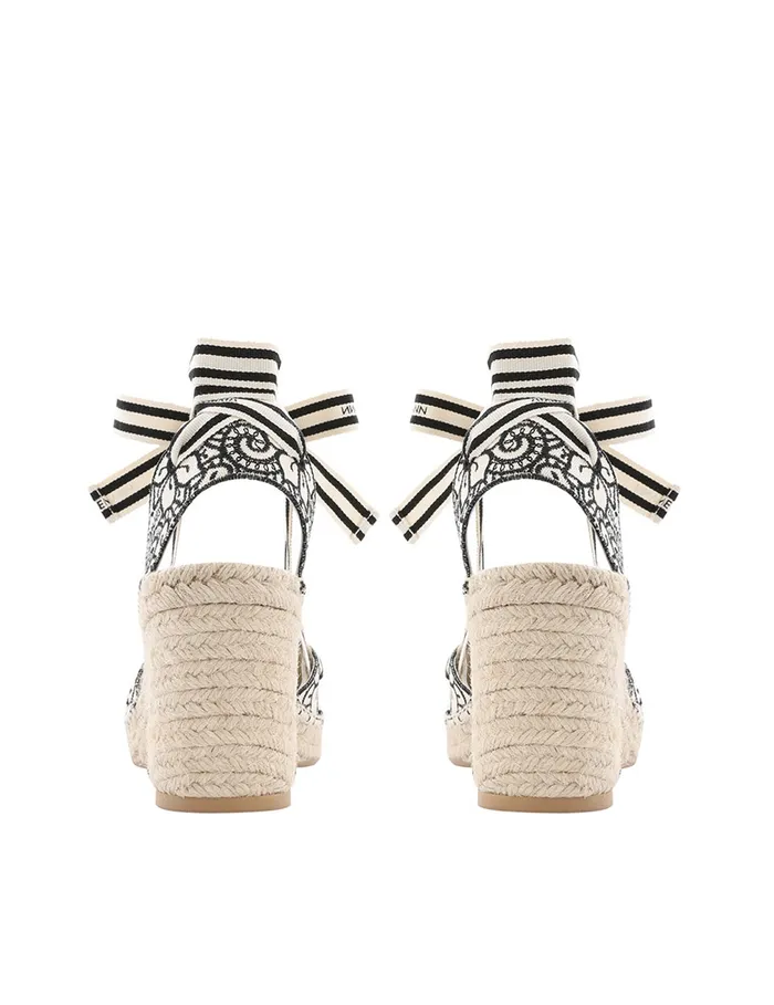 Women Zimmermann Shoes Sol Espadrille 95 Onyx