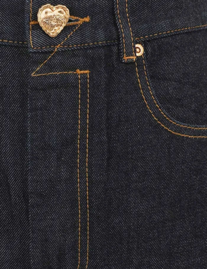Women Zimmermann Shorts and Pants Crush Straight Jean Night Sky