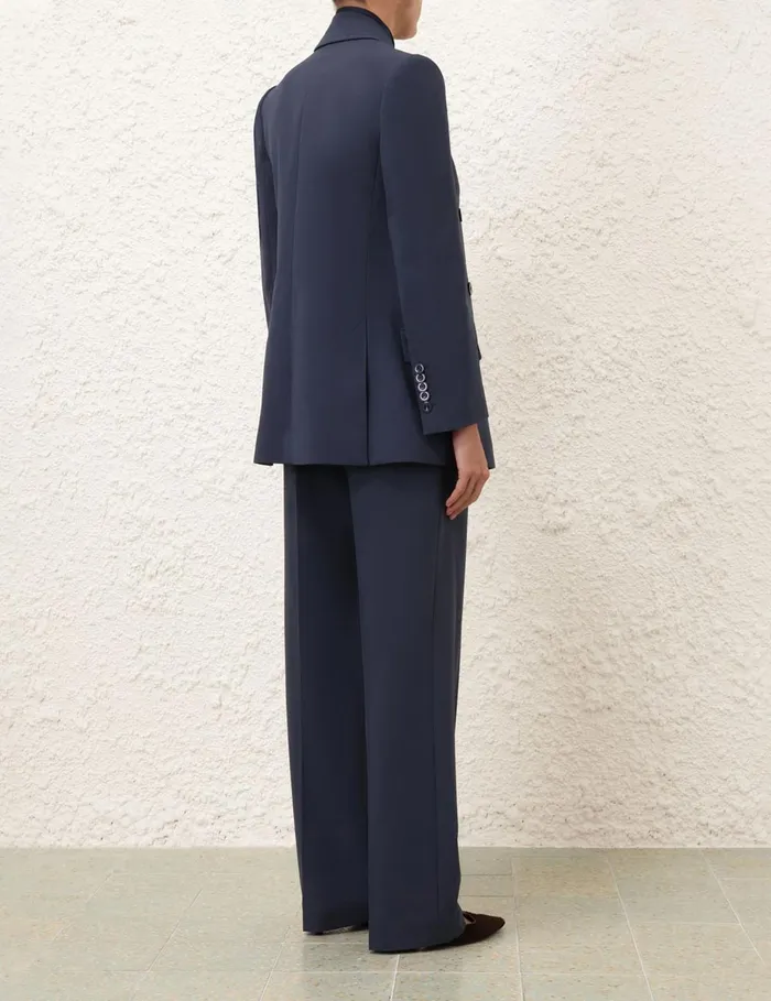 Women Zimmermann Shorts and Pants Eden Straight Leg Pant Marine