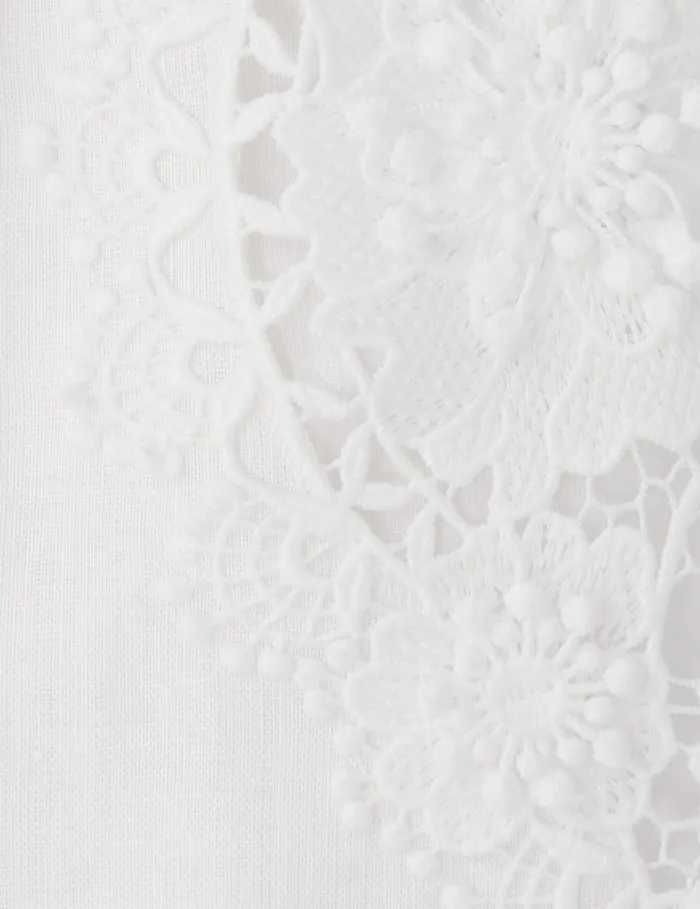 Women Zimmermann Shorts and Pants Halliday Lace Flower Pant Ivory