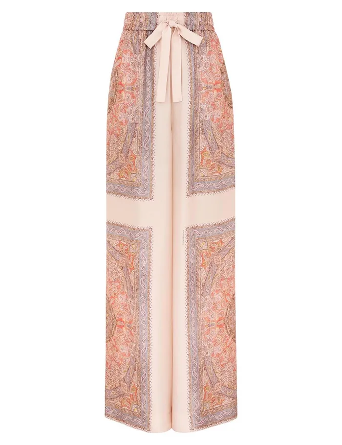 Women Zimmermann Shorts and Pants Illustration Track Pant Paisley Haze