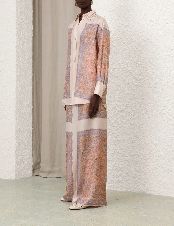 Women Zimmermann Shorts and Pants Illustration Track Pant Paisley Haze