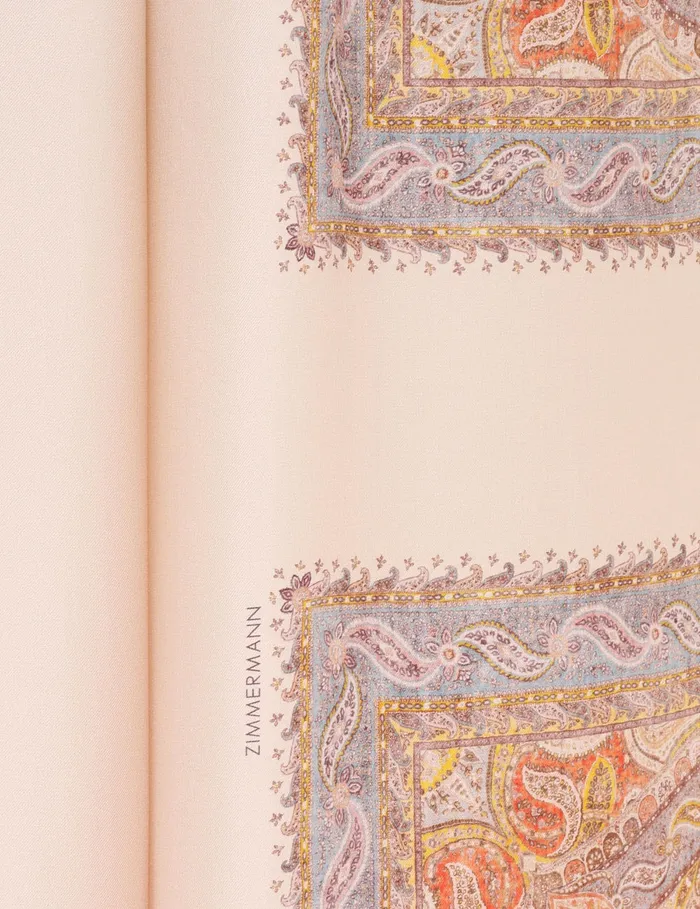 Women Zimmermann Shorts and Pants Illustration Track Pant Paisley Haze