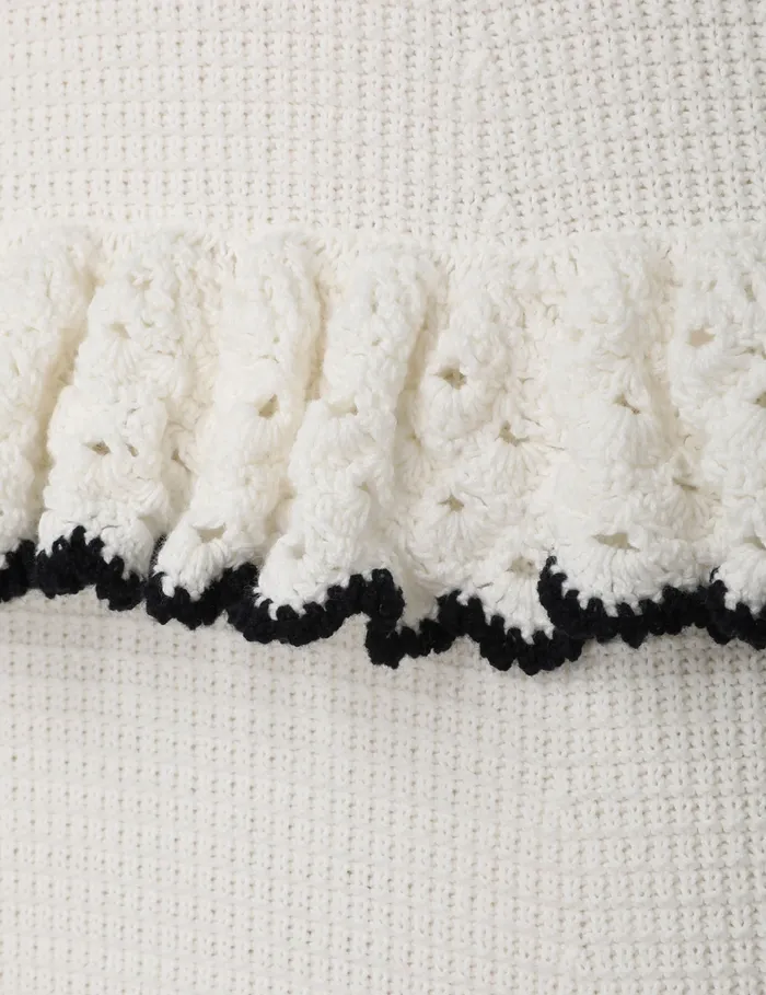 Women Zimmermann Skirts Halliday Scallop Frill Skirt Blackivory