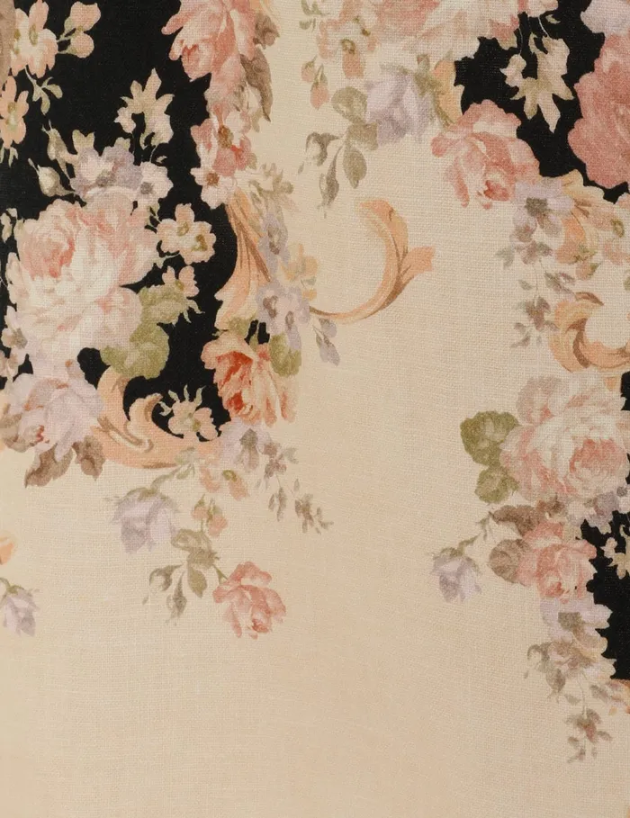 Women Zimmermann Skirts Illustration Pencil Skirt Tea Rococo Floral