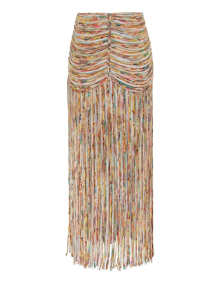 Women Zimmermann Skirts Pavilion Rouleau Maxi Skirt Mixed Eden
