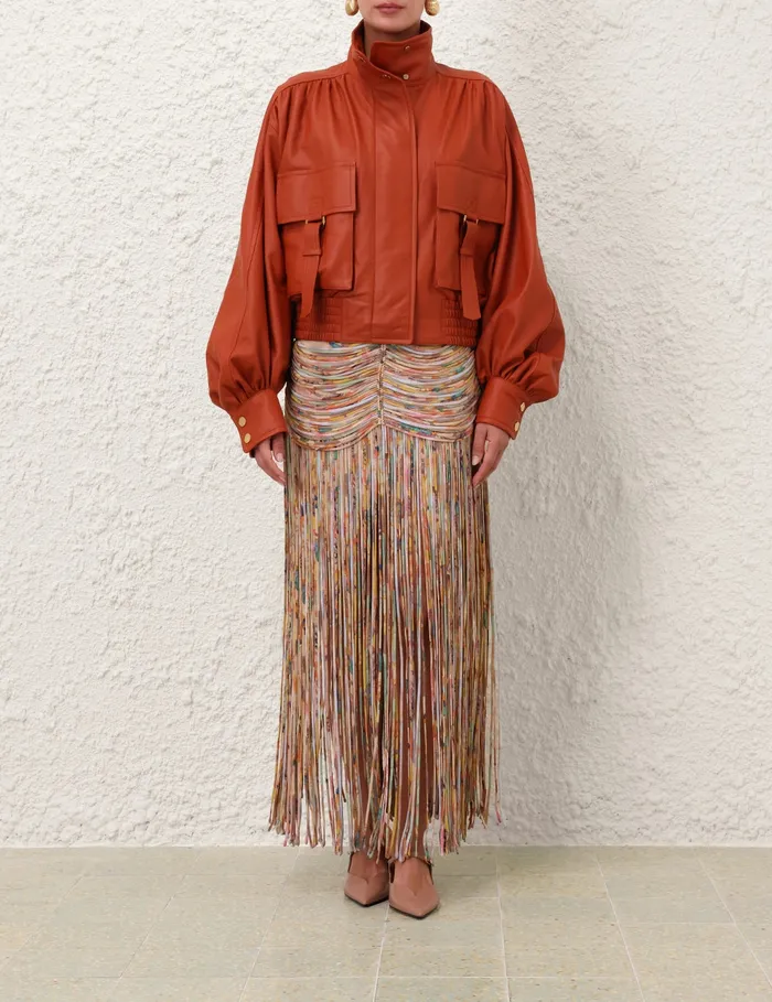 Women Zimmermann Skirts Pavilion Rouleau Maxi Skirt Mixed Eden