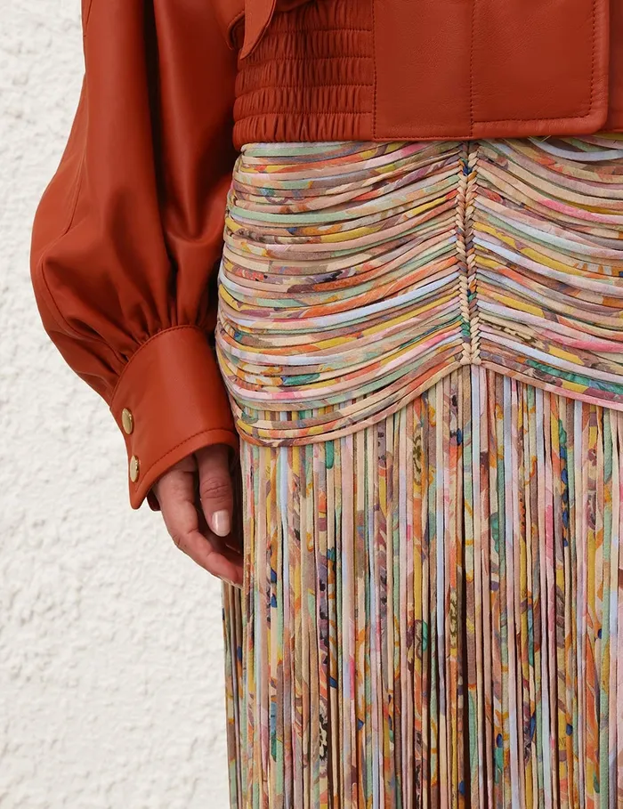 Women Zimmermann Skirts Pavilion Rouleau Maxi Skirt Mixed Eden
