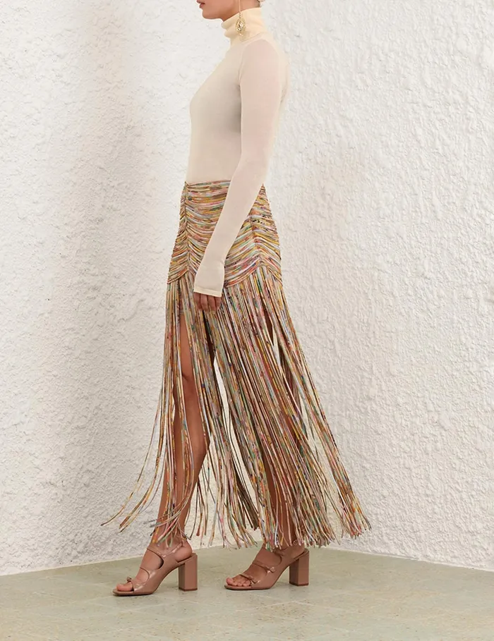 Women Zimmermann Skirts Pavilion Rouleau Maxi Skirt Mixed Eden