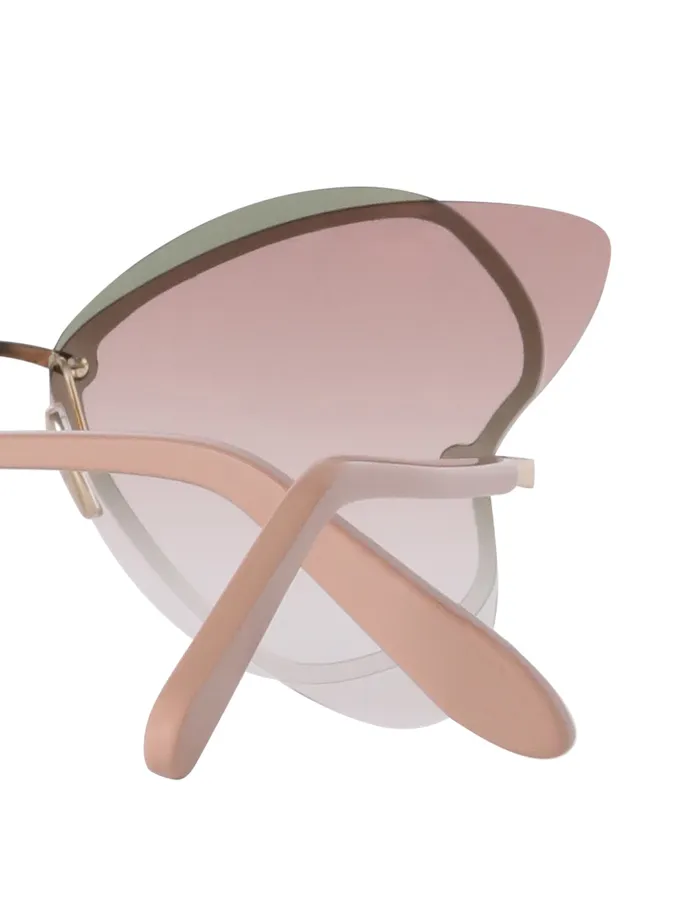 Women Zimmermann Sunglasses Gleam Butterfly Rose
