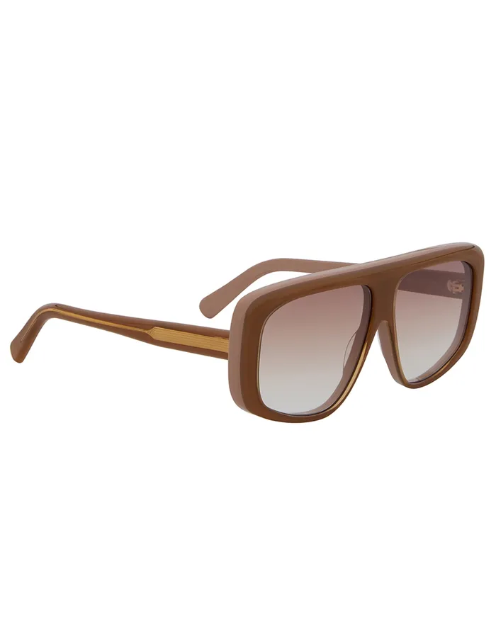 Women Zimmermann Sunglasses Liv Mask Caramel