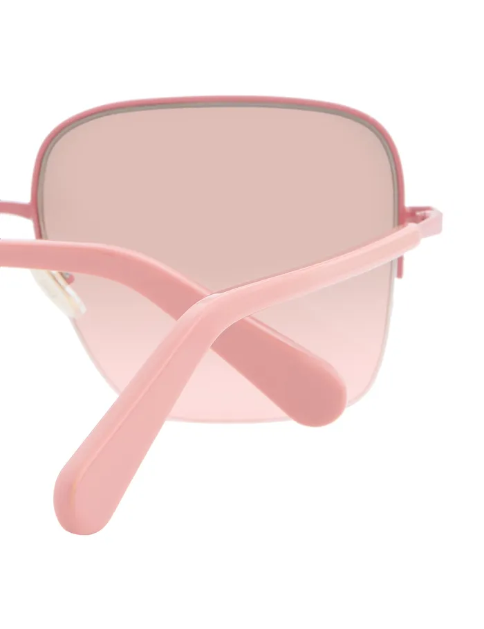 Women Zimmermann Sunglasses Sandy Oversize Rose