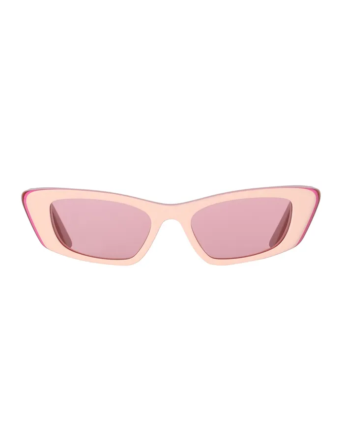 Women Zimmermann Sunglasses Uptempo Cat Eye Pink