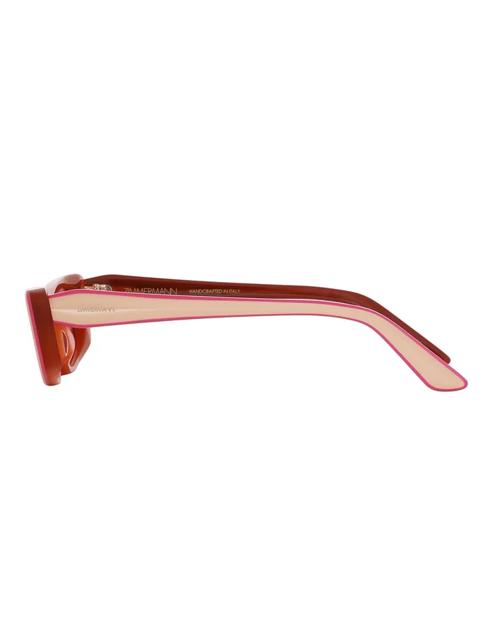 Women Zimmermann Sunglasses Uptempo Cat Eye Pink