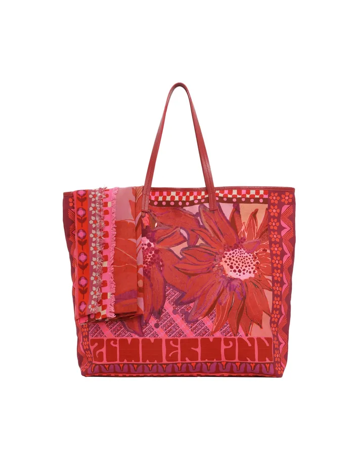Women Zimmermann Towels and Pareos Red Summer Set Red
