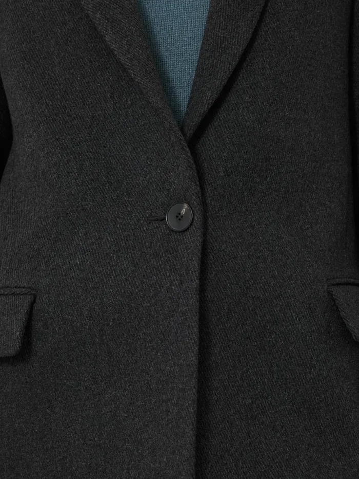 Wool Blend City Coat Grey Women Jigsaw Coats and Jackets