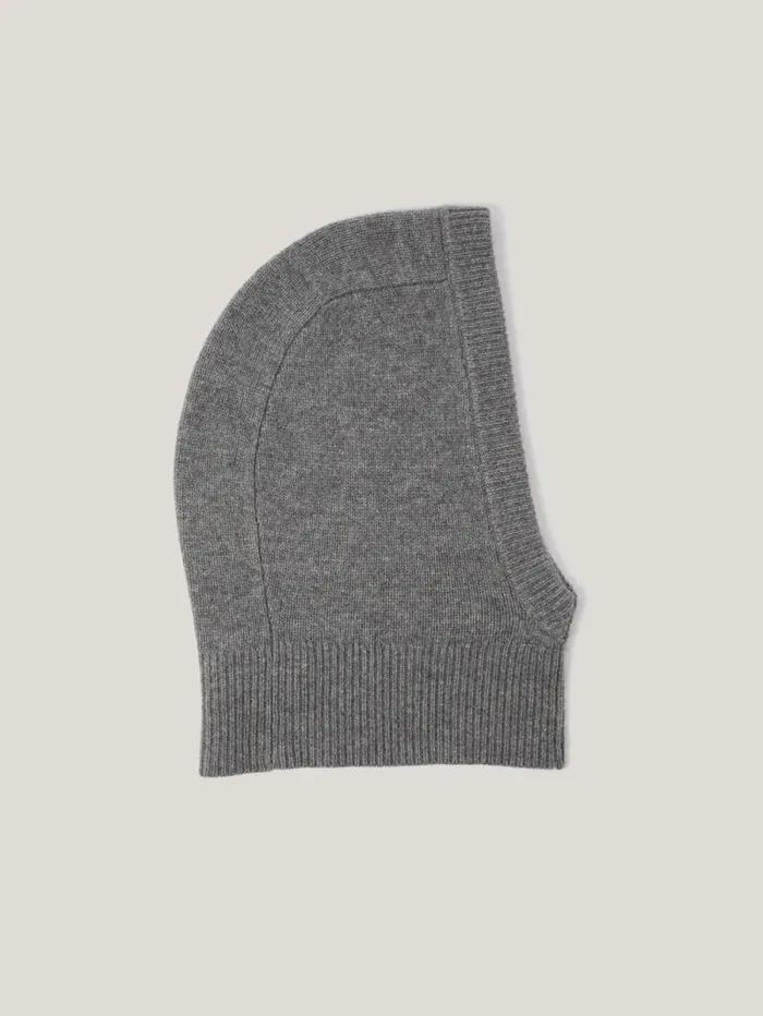 Wool Cashmere Blend Hooded Snood Grey Women Jigsaw Knitwear and Cashmere