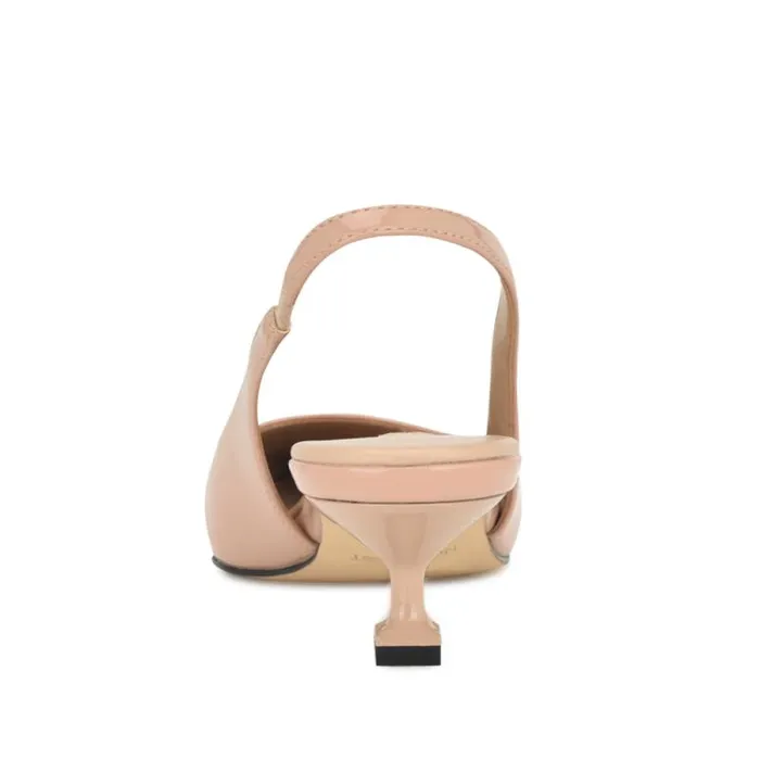 Workit Pointy Cap Toe Slingbacks Light Natural Patent Women Nine West Heels Workit Pointy Cap Toe Slingbacks Light Natural Patent Women Nine West Heels