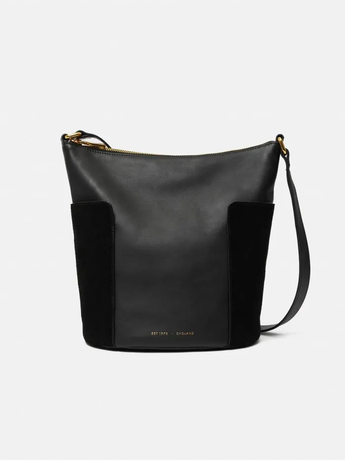 York Slouchy Bucket Bag Black Women Jigsaw Bags