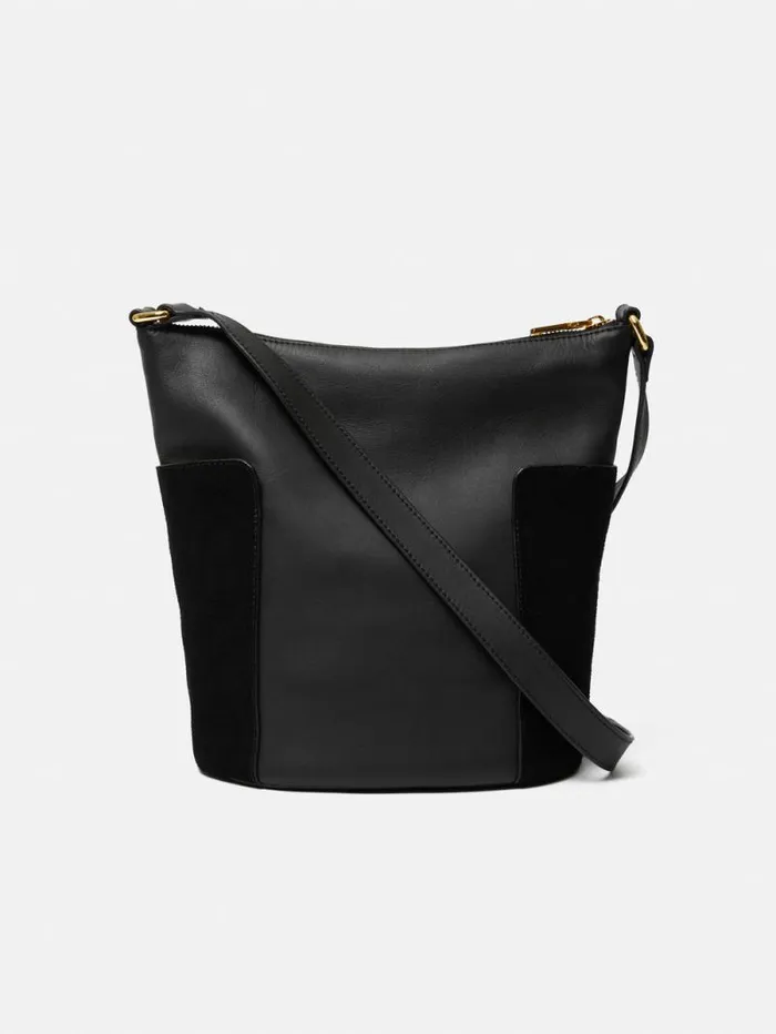 York Slouchy Bucket Bag Black Women Jigsaw Bags