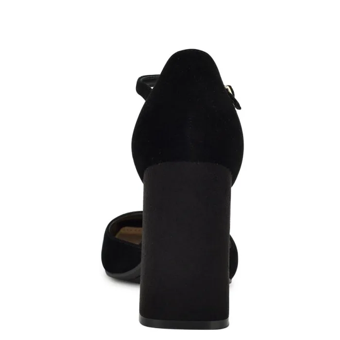Youda Ankle Strap Pumps Black Women Nine West Heels Youda Ankle Strap Pumps Black Women Nine West Heels